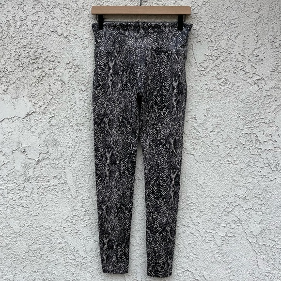 Spanx - Faux Leather Snake Shine Leggings in Grey Snake - Picture 5 of 6
